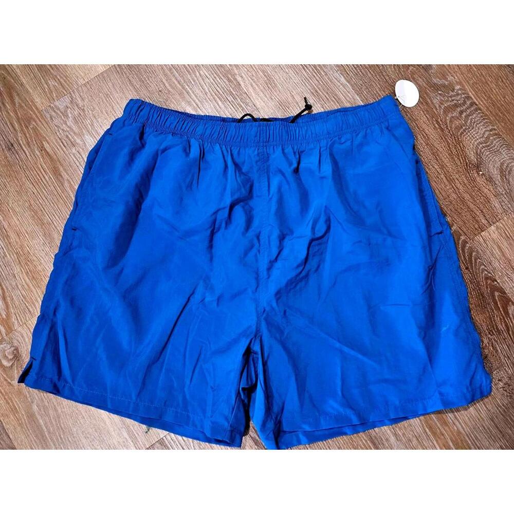 Nwt Trader Bay Men's Blue Swim Trunks with Drawstring Waist